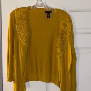 NY&CO Mustard cardigan